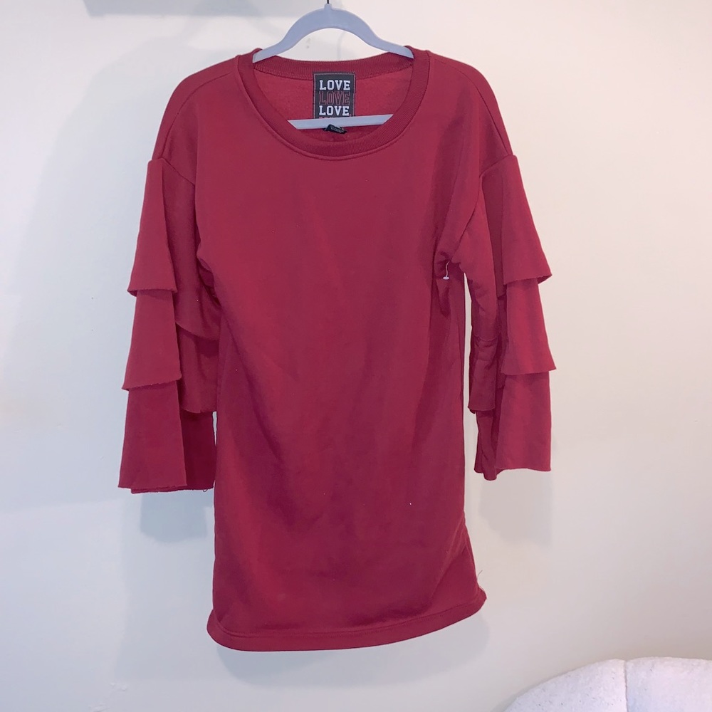 Red Women’s Sweater Dress